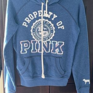 PINK Victoria's Secret Blue vintage hoodie